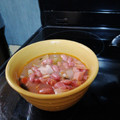 El cooksnap de Ruth Ruiz cuando hizo 🍲 Frijoles charros🍲 (a mí manera😁).