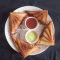 Rekha Vora's cooksnap of when they made ટોસ્ટ સેન્ડવીચ.