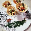 Babita Varshney का कुकस्नैप जब उन्होंने मसाला पापड़ कोन (masala papad cone recipe in hindi) बनाया था।