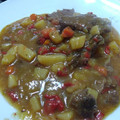El cooksnap de OTata Tulia Tanagra cuando hizo Estofado de Costillas de Ternera con Yuca y Papas en Crock Pot.