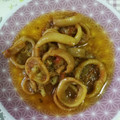 El cooksnap de Zaira cuando hizo Calamares a la mallorquina.