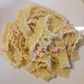 Miss Fluffy's Cooking (Angie's Italian Cooking)'s cooksnap of when they made Pasta with smoked salmon and cream.