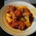 El cooksnap de Los Chuky's cuando hizo Patatas guisadas con costillas de cerdo adobadas.