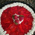 El cooksnap de Marcela Martinez cuando hizo Tarta De Frutilla Fácil🍓🍰.
