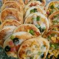 صورة من اولادي سعادتي ( ام آدم )، شاركها بعد تجربة وصفة ميني بيتزا 🍕😋