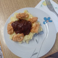 El cooksnap de Alicia Mateo López cuando hizo Trinxat con carrilleras y merengue de parmesano crujiente.