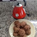 El cooksnap de Maria Mercedes Araujo cuando hizo Galletitas de algarroba y chips de chocolate.