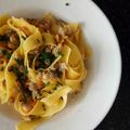 El cooksnap de Sara PA cuando hizo Pasta fresca con almejas y cebollino.