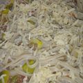 El cooksnap de Natalia cuando hizo Fideos con zucchini, zanahoria y lentejas.