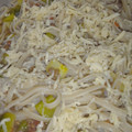 El cooksnap de Natalia cuando hizo Fideos con zucchini, zanahoria y lentejas.