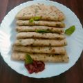 Nibedita Majumdar's cooksnap of when they made মেথি পরোটা (methi paratha recipe in Bengali).