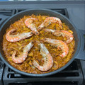 El cooksnap de Rodin cuando hizo Fideuá con calamares y gambas.