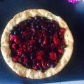 El cooksnap de Kim cuando hizo Kuchen de arándanos y crema pastelera (instantánea).