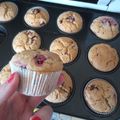 Cooksnap από mariella karamela στη συνταγή Vegan muffins με καρύδα και βατόμουρα!!