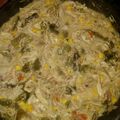 El cooksnap de Anny Hernández cuando hizo Pollo con rajas poblanas.