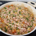 El cooksnap de Rocío cuando hizo Arroz tres delicias, rápida.