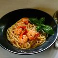 Madhumita Bishnu's cooksnap of when they made Shrimp Linguine.