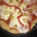 El cooksnap de Noee Saavedra cuando hizo Pizza a la sartén.