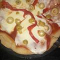 El cooksnap de Noee Saavedra cuando hizo Pizza a la sartén.