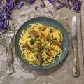 il Francesca Diomede quando ha preparato Carbonara al limone
