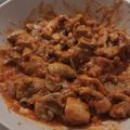 El cooksnap de Natalia Marco Nohales cuando hizo Pollo al chilindrón en Monsieur Cuisine.