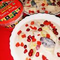Poonam Varshney का कुकस्नैप जब उन्होंने फ्रूट क्रीम (fruit cream recipe in Hindi) बनाया था।