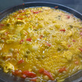 El cooksnap de Carmenchu cuando hizo Arroz amarillo con pollo.