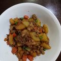 Cooksnap dari Meycia's Kitchen ❤ untuk resep Tumis Daging Cincang, Kentang dan Wortel
