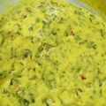 Cooksnap Nor Zahida Aini semasa beliau membuat Pucuk Ubi Masak Lemak tempoyak petai.
