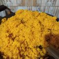 Sutapa Chakraborty's cooksnap of when they made বাসন্তী পোলাও (basanti polau recipe in bengali).