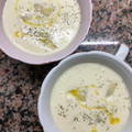 El cooksnap de Elena cuando hizo Crema de espárragos blancos.