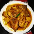 Swati Ganguly Chatterjee 's cooksnap of when they made ফুলকপি দিয়ে রুই মাছের ঝোল (Ful kopi diye rui macher jhol recipe in Bengali).