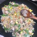 El cooksnap de kamila prez cuando hizo Arroz Chau Fa o Chow Fan.