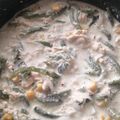 El cooksnap de Claudia Vazquez cuando hizo Chile poblano en rajas con queso y elote.