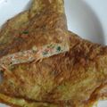 El cooksnap de Norma Sturtz cuando hizo Omelette fácil con huevos, zanahoria y perejil.