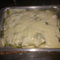 El cooksnap de Cintia cuando hizo Bechamel de dieta.
