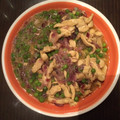 El cooksnap de Paco Perez Marrero cuando hizo Tiras de pollo con guisantes y bacon.
