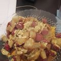 El cooksnap de Flo Graneros cuando hizo Salchipapa.