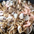 El cooksnap de Cocina con Anabel 2.0 cuando hizo Fideuá con almejas y gambas.
