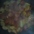 El cooksnap de Silvia Cueto cuando hizo Ñoquis de papa y calabaza caseros.