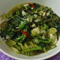 Cooksnap dari ayu wijaya untuk resep Kangkung tumis tomat + tips kangkung tampil segar
