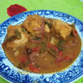 El cooksnap de Araceli Martin Vara cuando hizo Pollo al chilindrón.