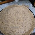 El cooksnap de Ivanna Márquez cuando hizo Masa integral para tarta.