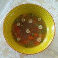 Cooksnap của Leonella khi họ làm theo món Canh Tôm Hoa Cúc Tần (Soup de Crevettes aux Pâquerette)
