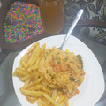El cooksnap de Edward Alfredo Sandoval Pinzon cuando hizo Arroz de camarón costeño con coco. #arroces.