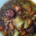 El cooksnap de Mari. V T cuando hizo Lentejas con chorizo.