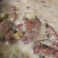 El cooksnap de Valeria Cariello Pelu cuando hizo Mollejas al verdeo con papas.