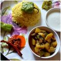Ekta Vyas's cooksnap of when they made રીંગણ બટાકાનું શાક.