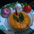 Vaishali Unadkat का कुकस्नैप जब उन्होंने कारा चटनी (kara chutney recipe in Hindi) बनाया था।