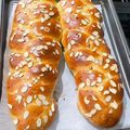 Chris Gan's cooksnap of when they made Tsoureki (Greek Easter Bread).